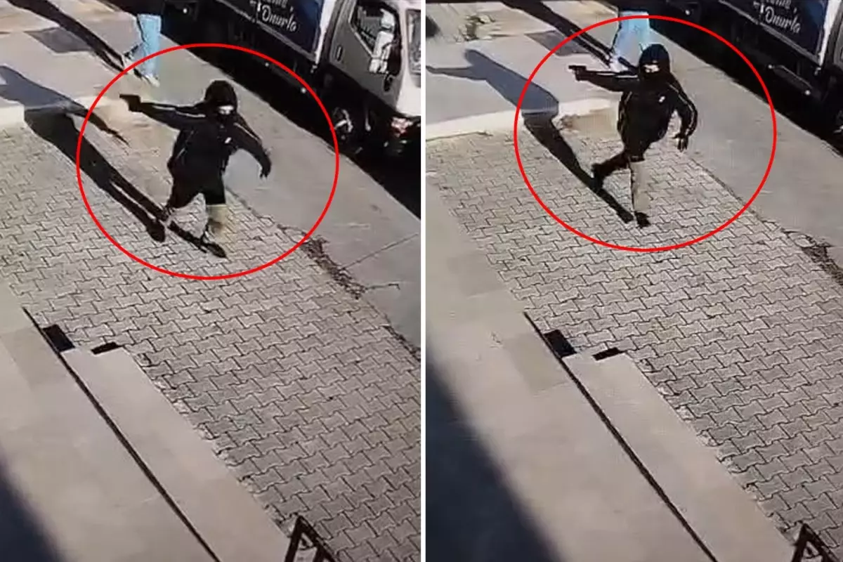 Dehşete düşüren görüntü: 14 yaşındaki çocuk markete ateş açtı