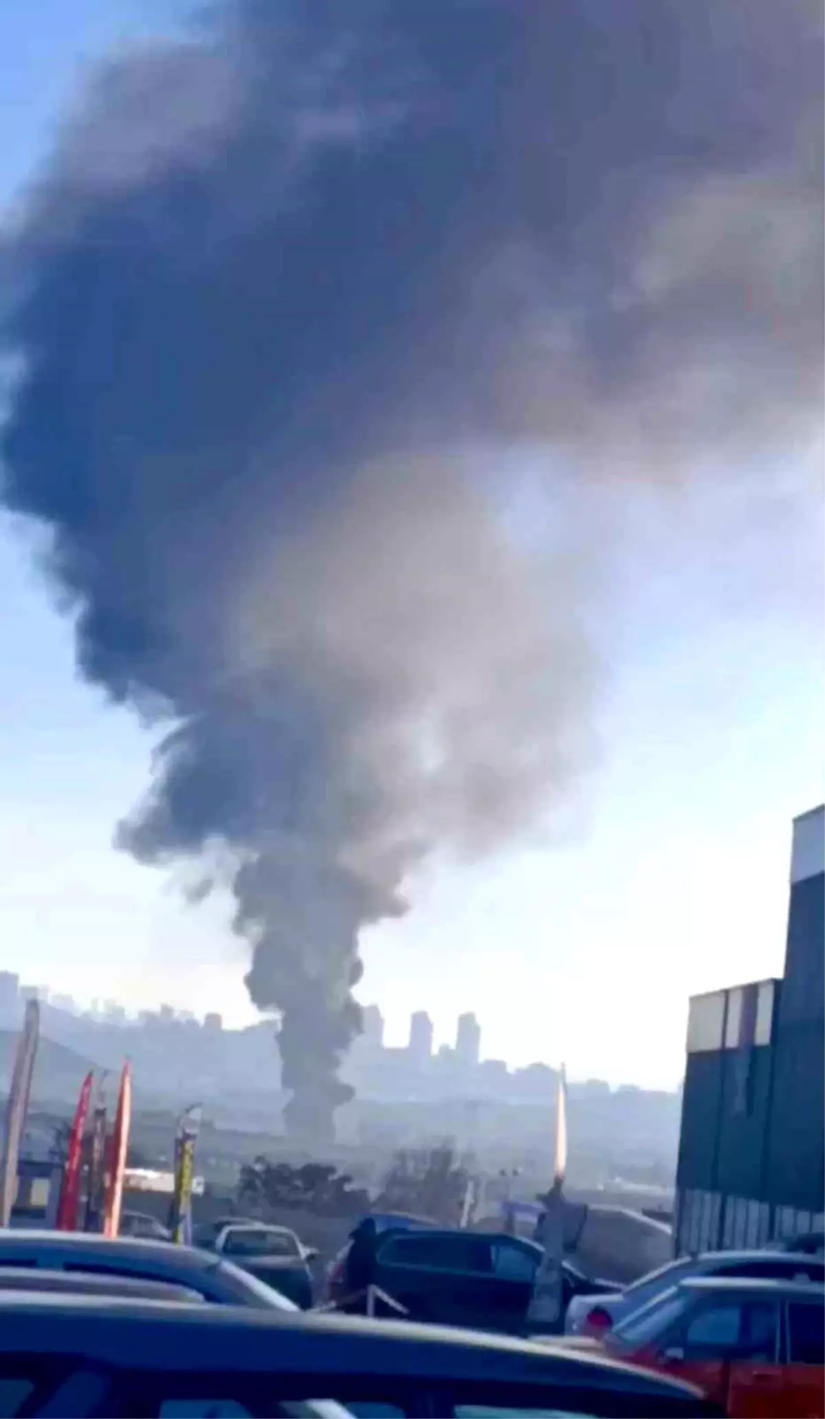 Ankara\'da Atık Plastik Yangını