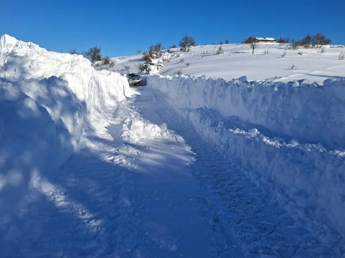 Kastamonu\'da Karla Mücadele Sürüyor