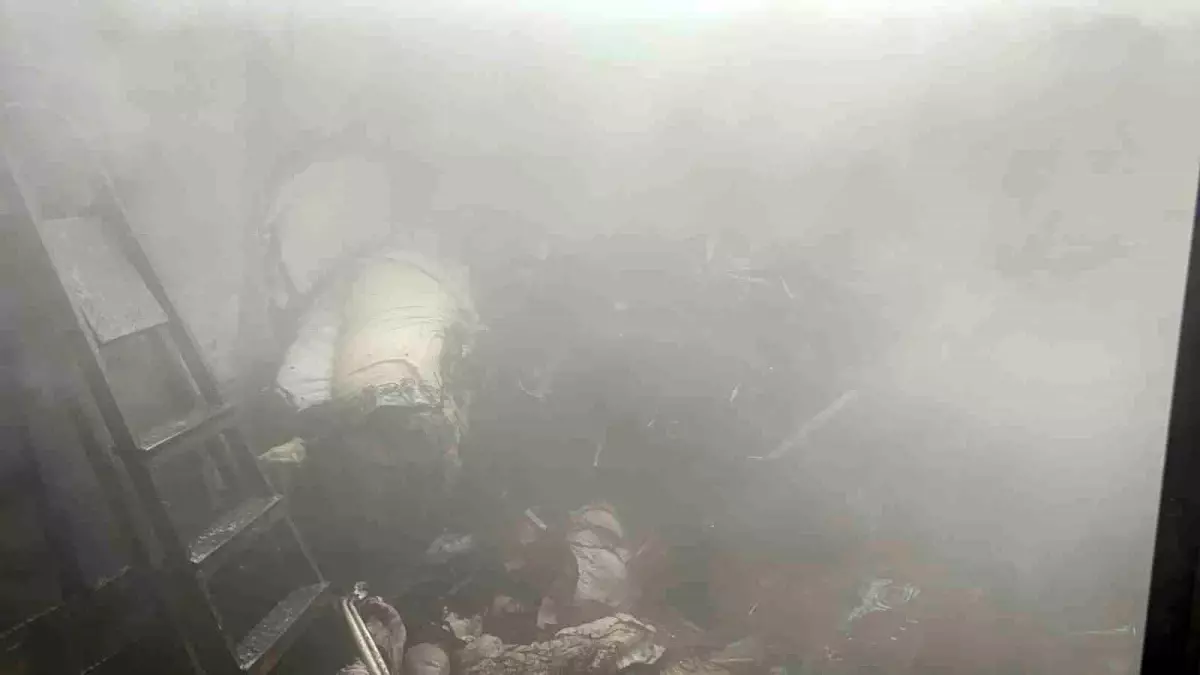 Eskişehir\'de Isıtıcı Yangın Çıkardı