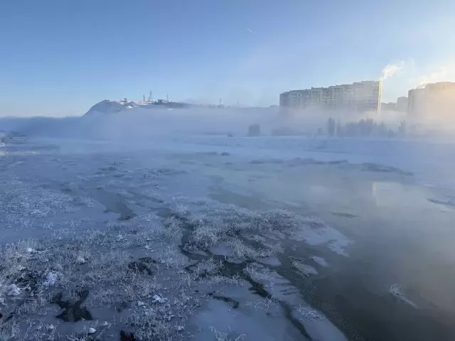 Sibirya değil Türkiye! En uzun nehir dondu