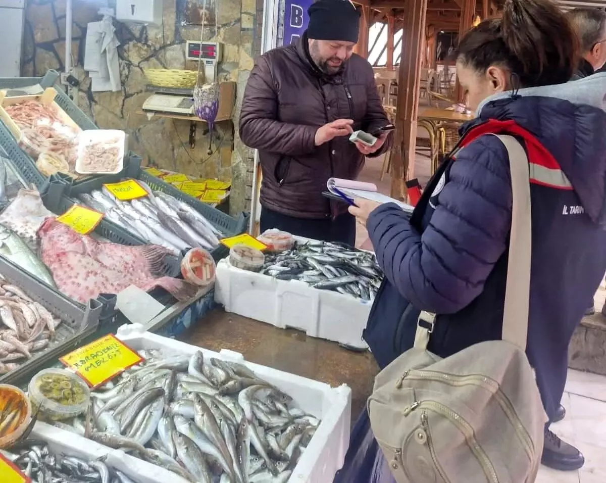 Marmaraereğlisi\'nde Balık Satış Denetimi