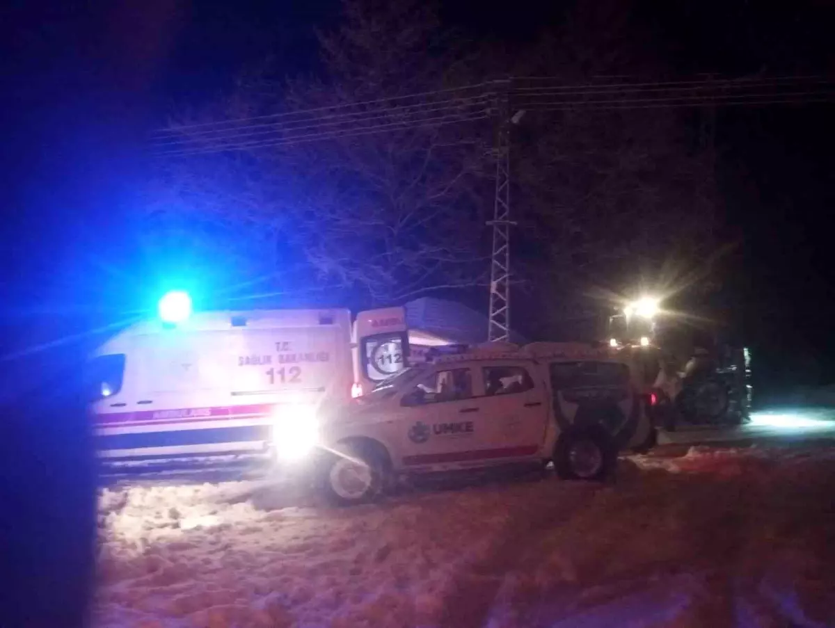 UMKE ekipleri yatalak hastaya 4 saatte ulaşabildi