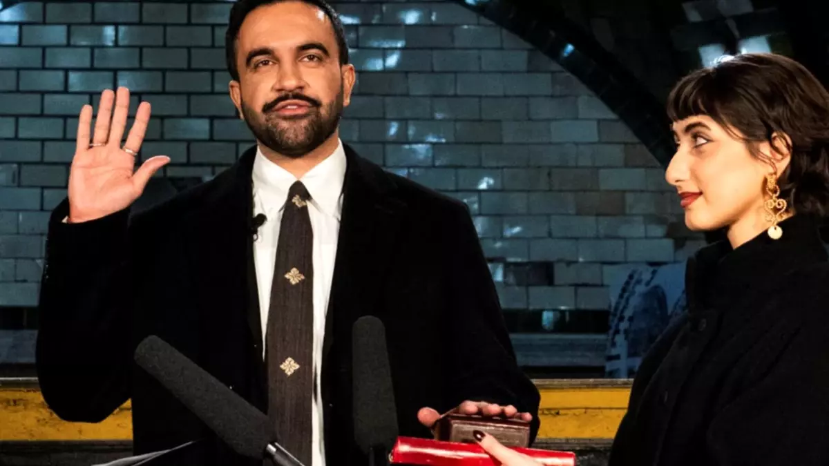 New York\'un Yeni Belediye Başkanı Göreve Başladı