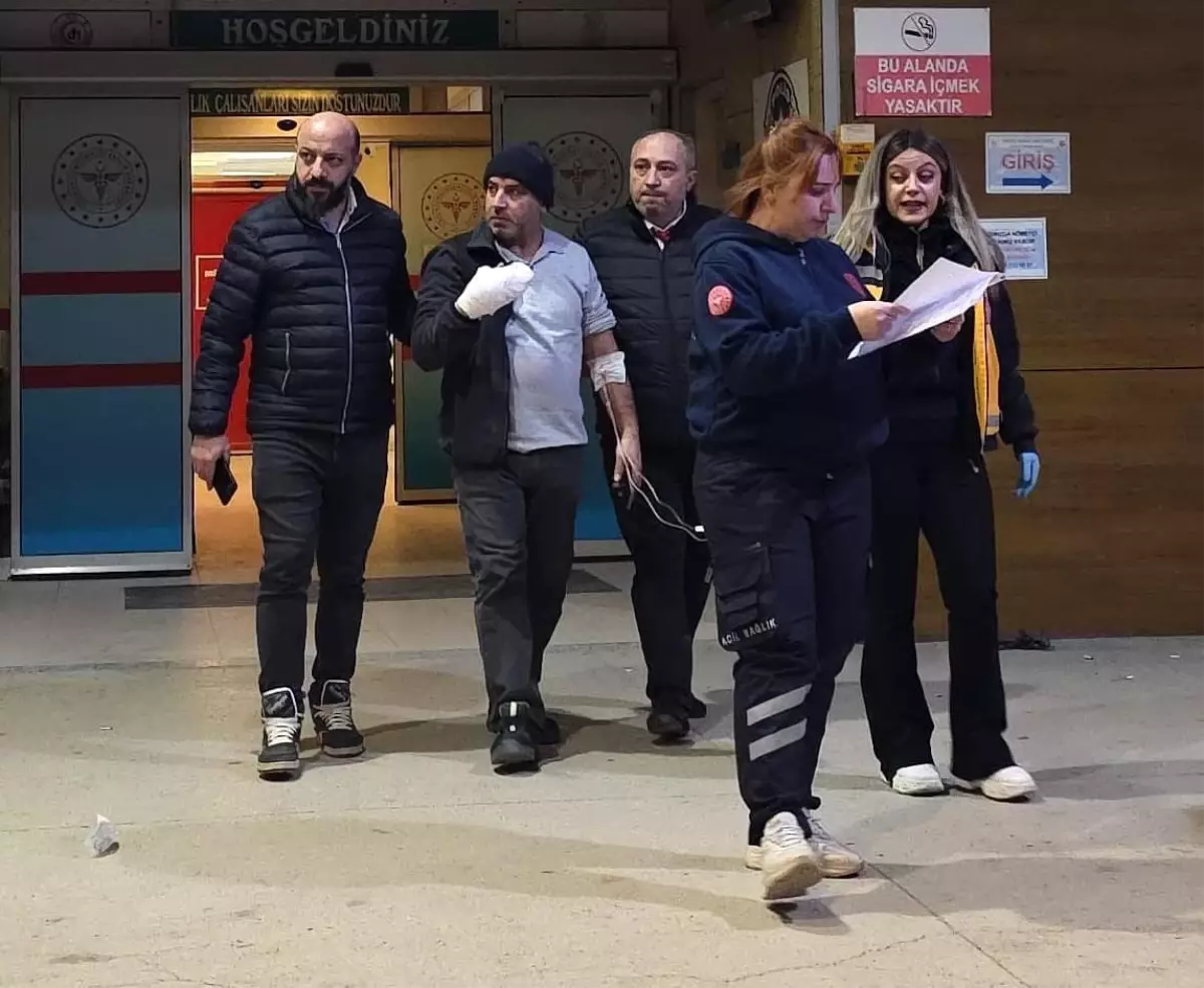 İnegöl\'de Mobilya Fabrikasında Kaza