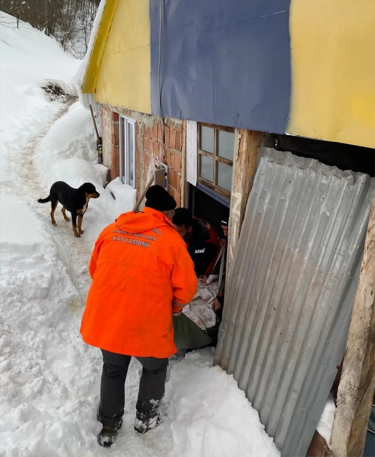 AFAD, hasta kadını köyden hastaneye ulaştırdı