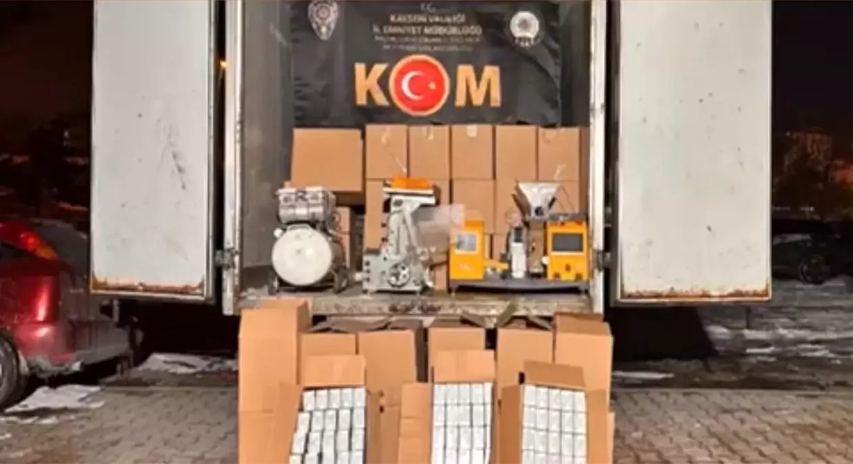 Kayseri\'de Kaçak Sigara Operasyonu