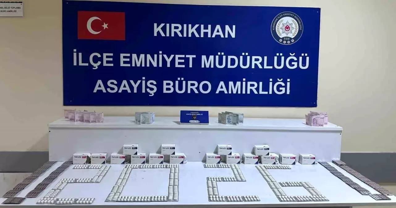 Kırıkhan\'da Uyuşturucu Operasyonu: 811 Hap Ele Geçirildi