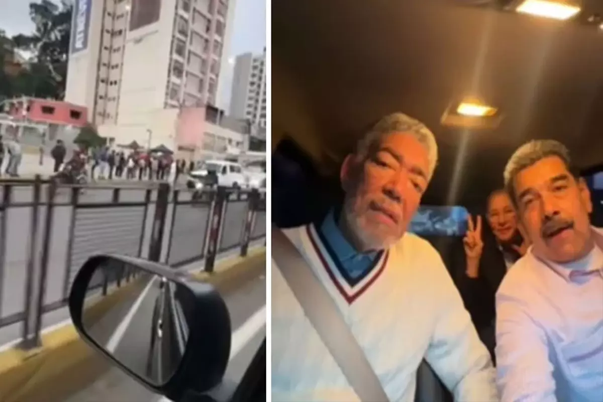 "Parti başlasın" demişti! Maduro\'nun aracıyla dolaştığı görüntüler yeniden gündem oldu