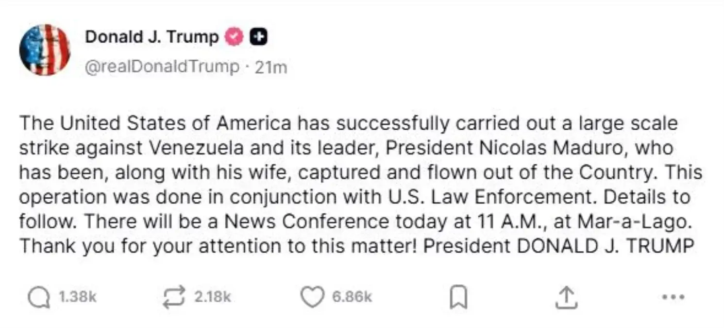 Trump, Venezuela\'ya Saldırıyı Doğruladı