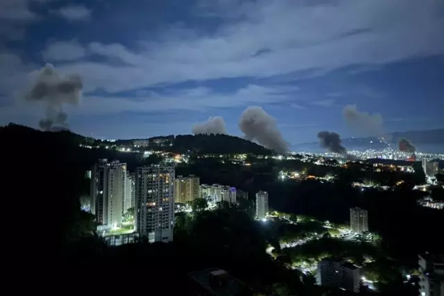 Venezuela'nın başkenti Karakas'ta çok sayıda patlama! ABD basını duyurdu Venezuela'nın başkenti Karakas'ta çok sayıda patlama! ABD basını duyurdu