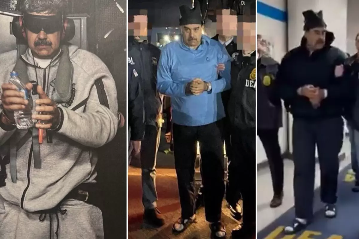 ABD\'nin kaçırdığı Maduro\'nun 3 farklı kıyafetle görüntülenmesi dikkat çekti