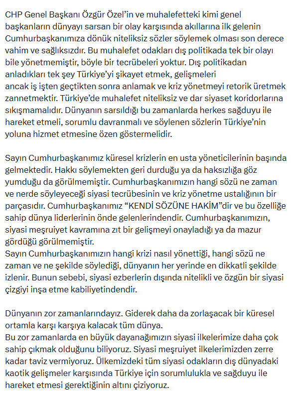 AK Parti'den ABD'nin Maduro hamlesine ilk tepki