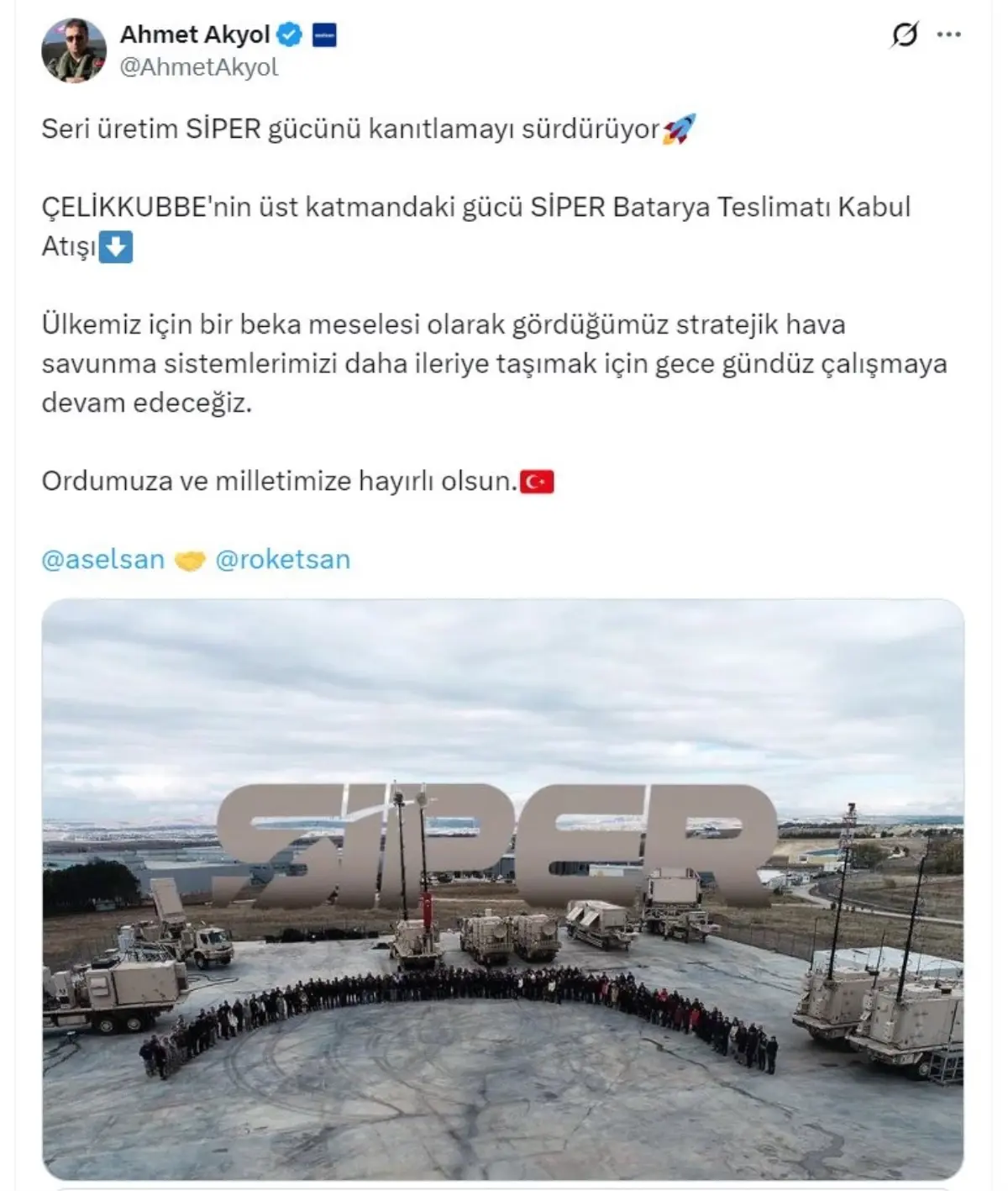 ÇELİKKUBBE\'de Yeni Siper Sistemi Teslimatı