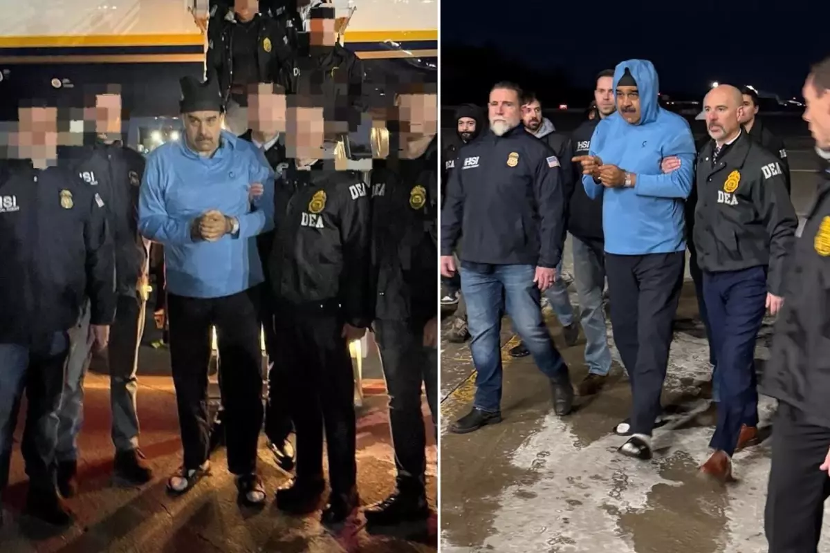 Maduro New York\'a böyle getirildi! Görüntülerdeki detay dikkat çekti