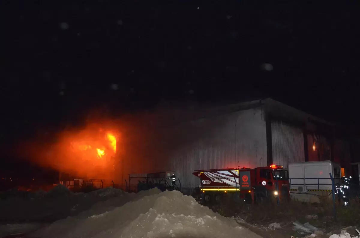 Serik\'te Soğuk Hava Deposunda Yangın