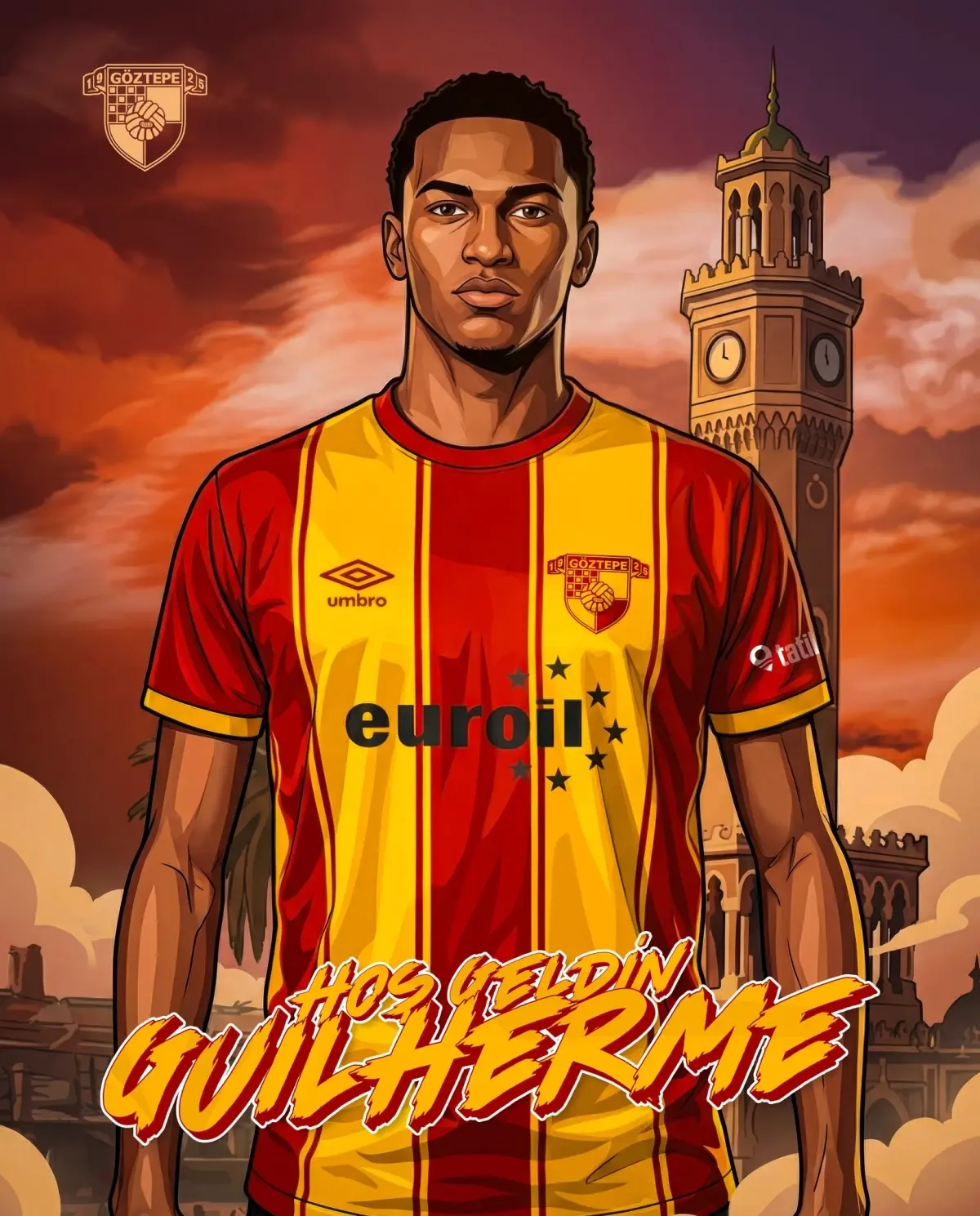 Göztepe, Brezilyalı Golcü Guilherme\'yi Transfer Etti