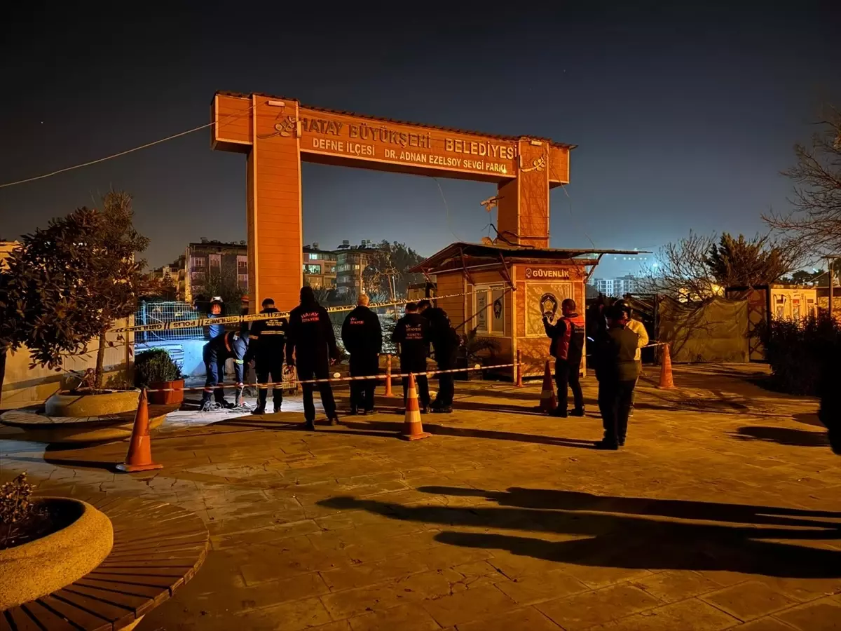 Defne\'de Yaya Köprüsünde Çökme