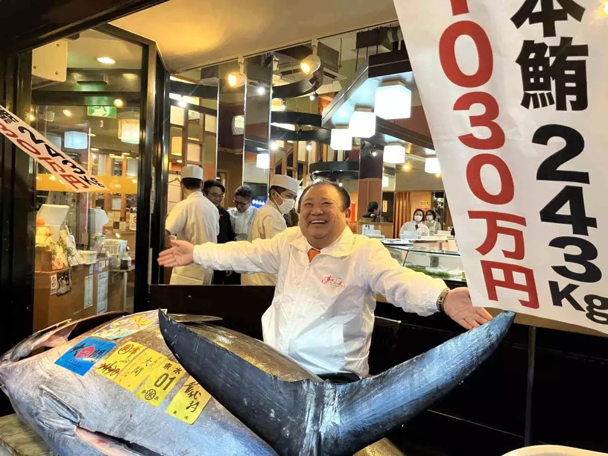 Dev orkinosa milyon dolarlık teklif! Rekor fiyata satıldı