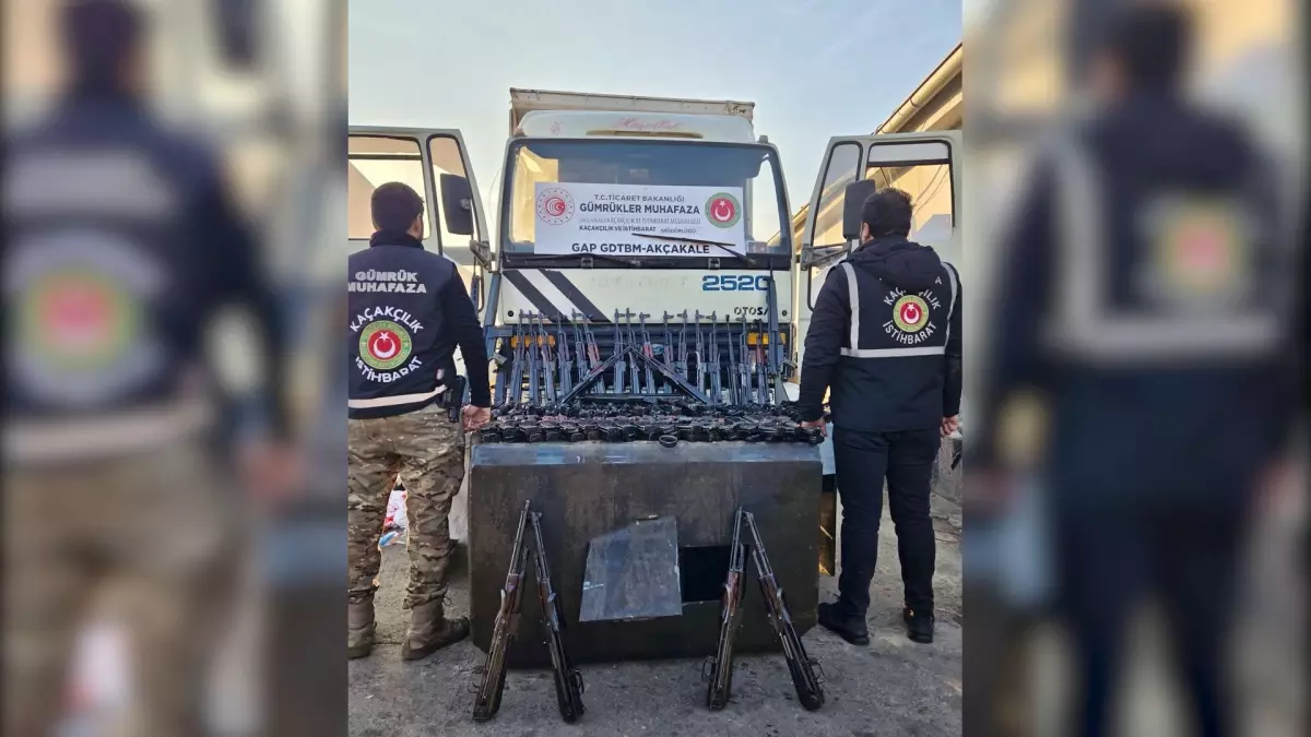 Akçakale\'de Silah Kaçakçılığı Yakalandı