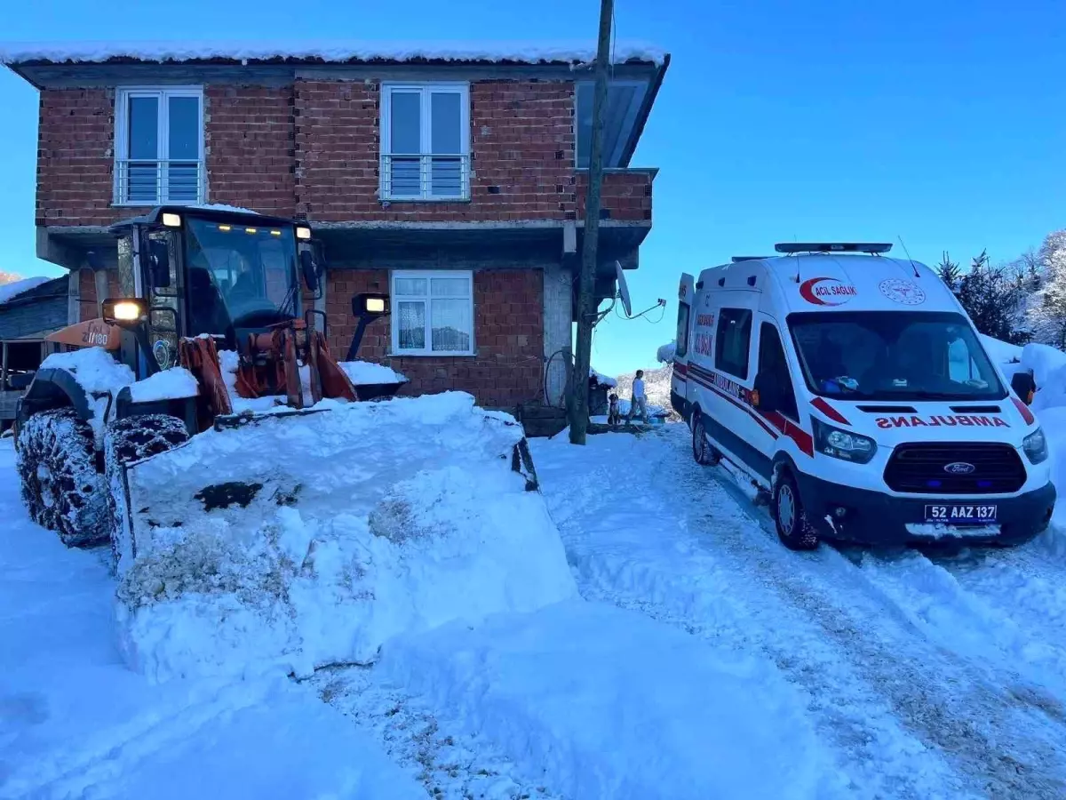 Ulubey\'de yollar açık