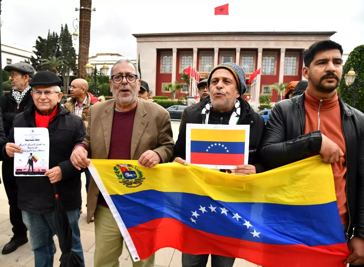 ABD\'nin Venezuela\'ya Saldırısı Protesto Ediliyor