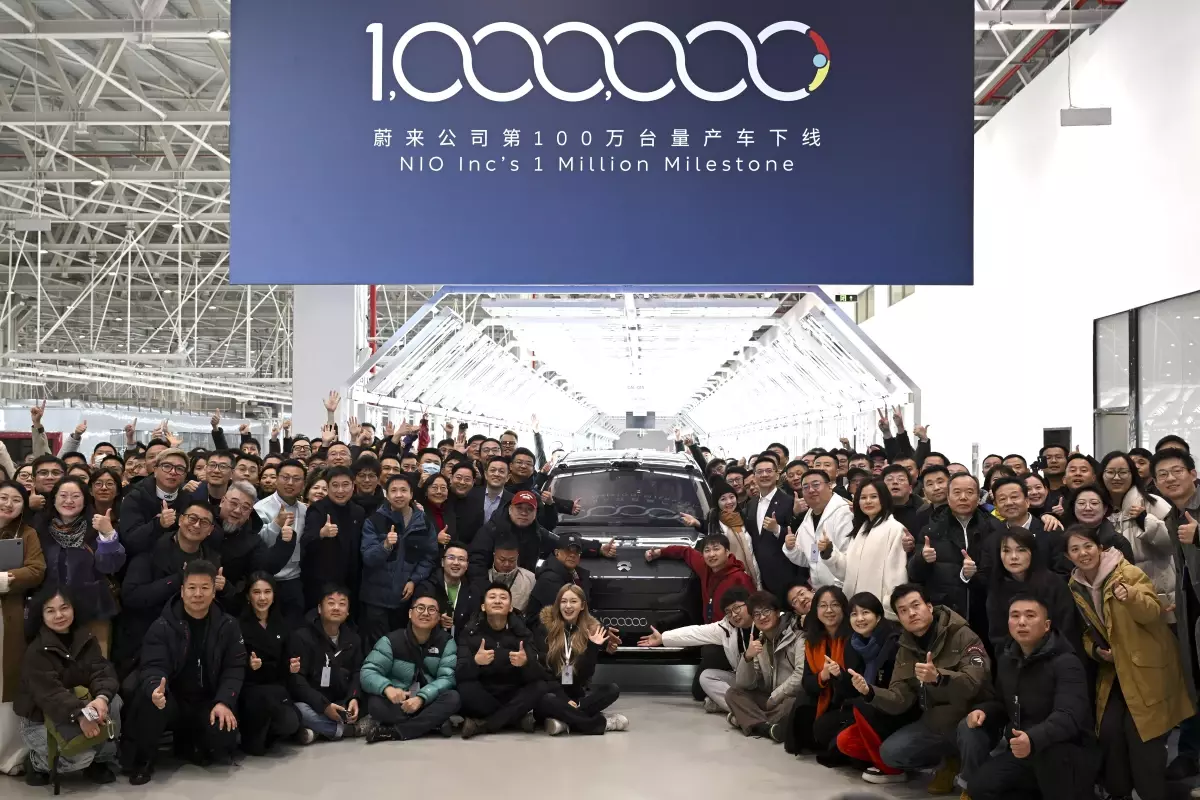 NIO 1 Milyonuncu Aracını Üretti
