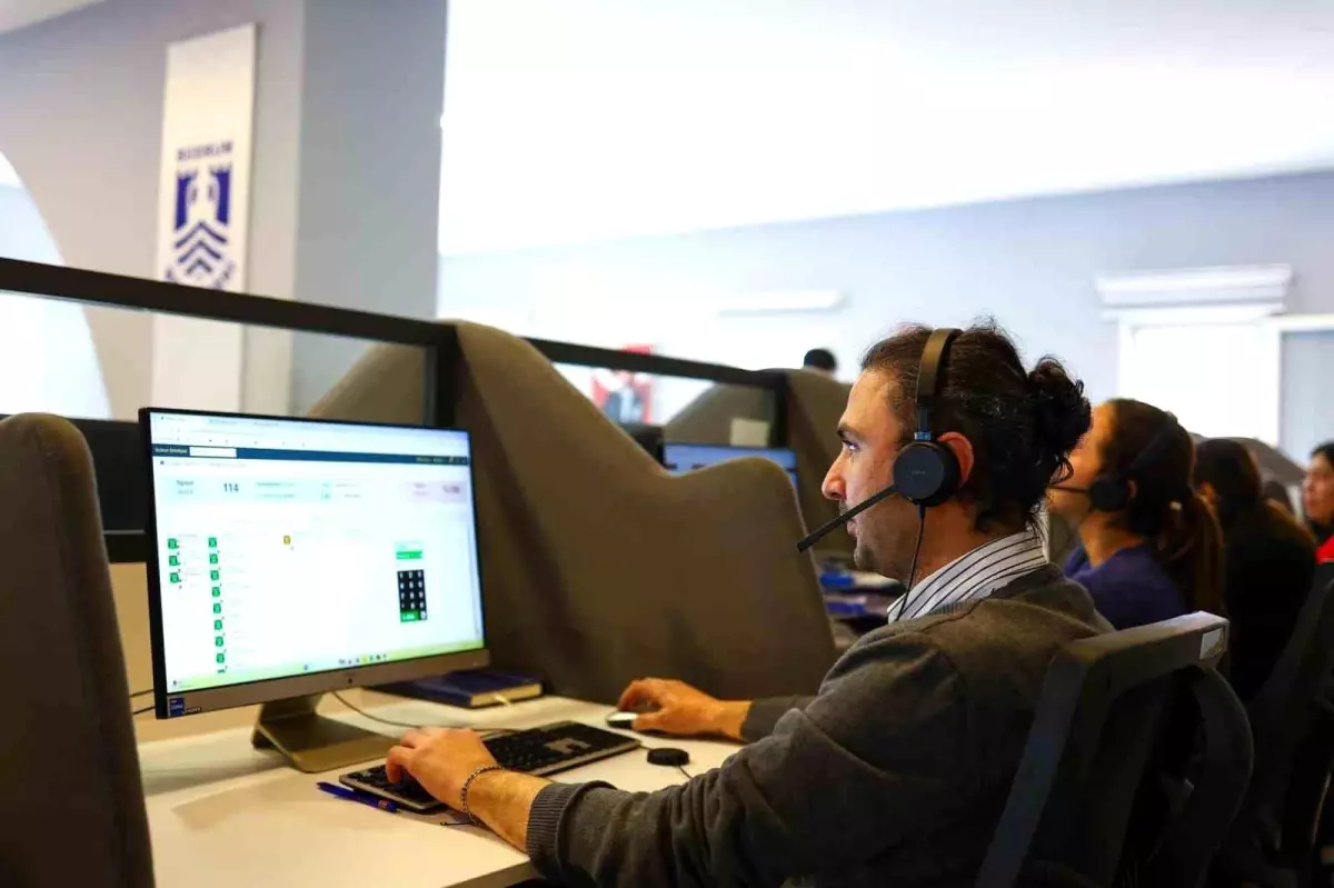 Bodrum Belediyesi Çağrı Merkezi\'ne bir yılda 187 bin 331 arama yapıldı