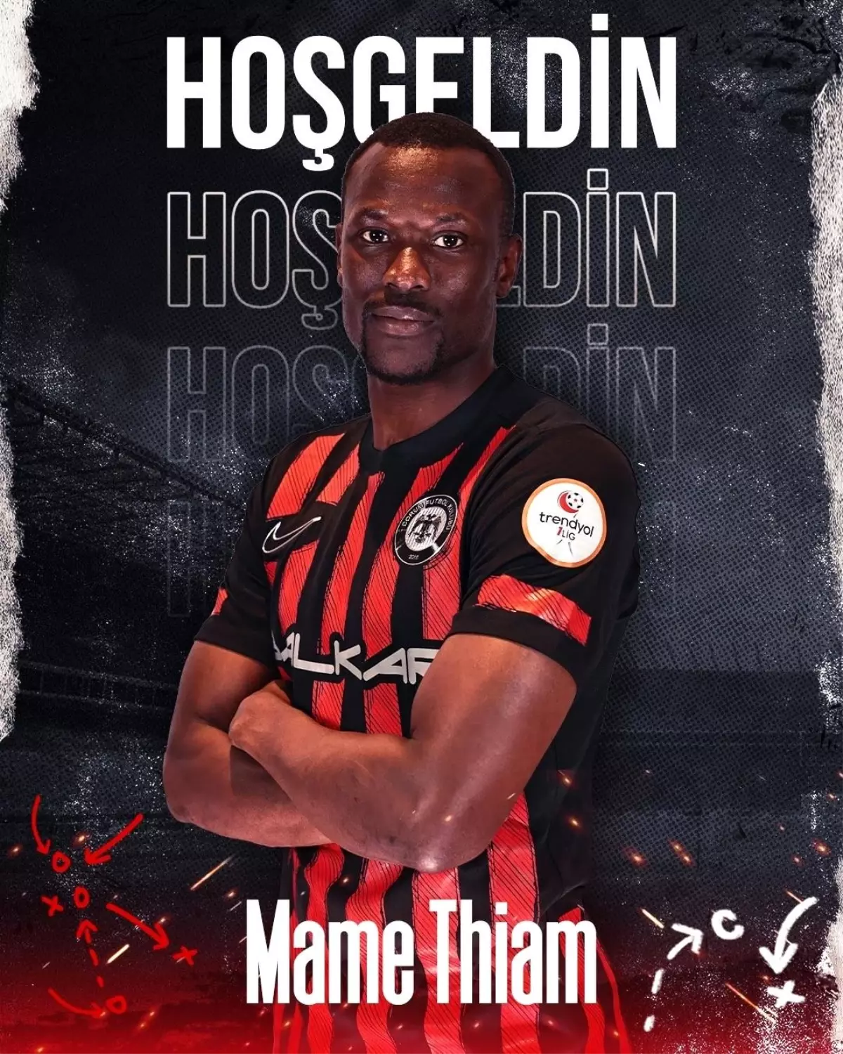 Çorum FK, Mame Thiam ile Anlaştı