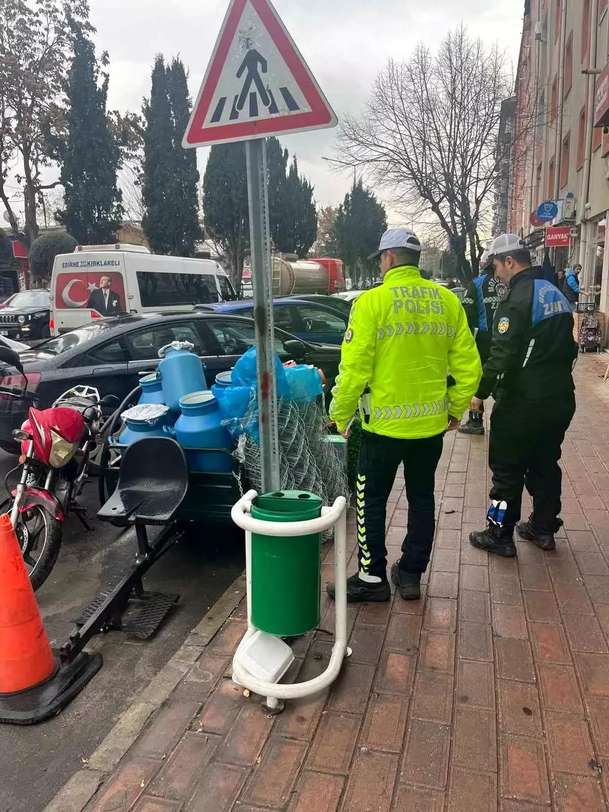 Kırklareli\'nde Yol İşgallerine Denetim