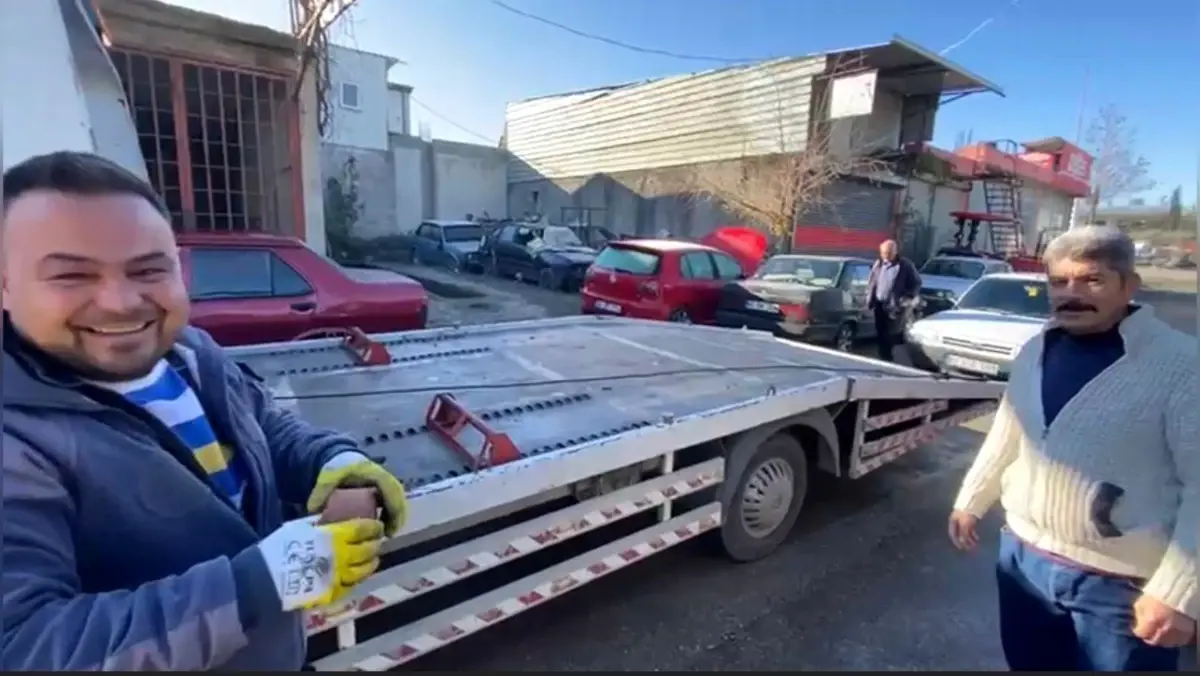 Düziçi\'nde Dondurucu Soğuk Araçları Felç Etti