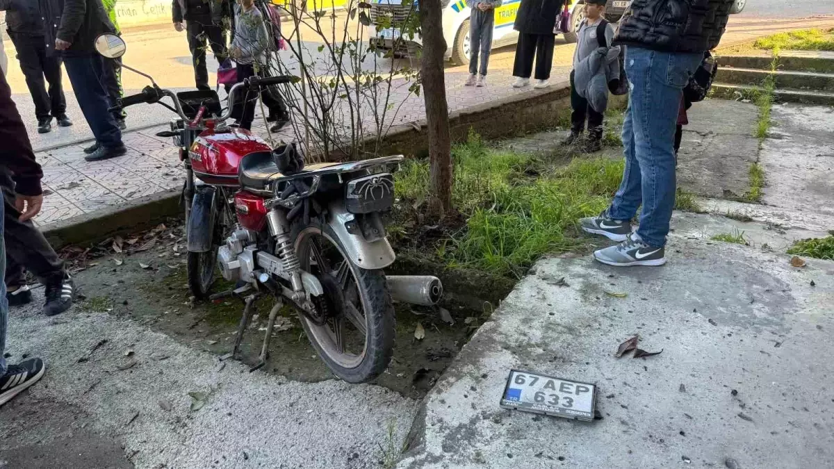 Zonguldak\'ta Motosiklet Kazası