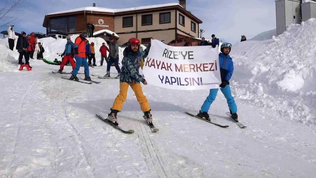 Rize\'de Kayak Merkezi Talebi