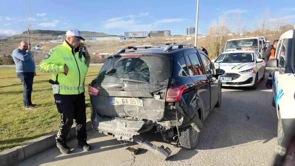 Samsun\'da Trafik Kazası: 2 Yaralı