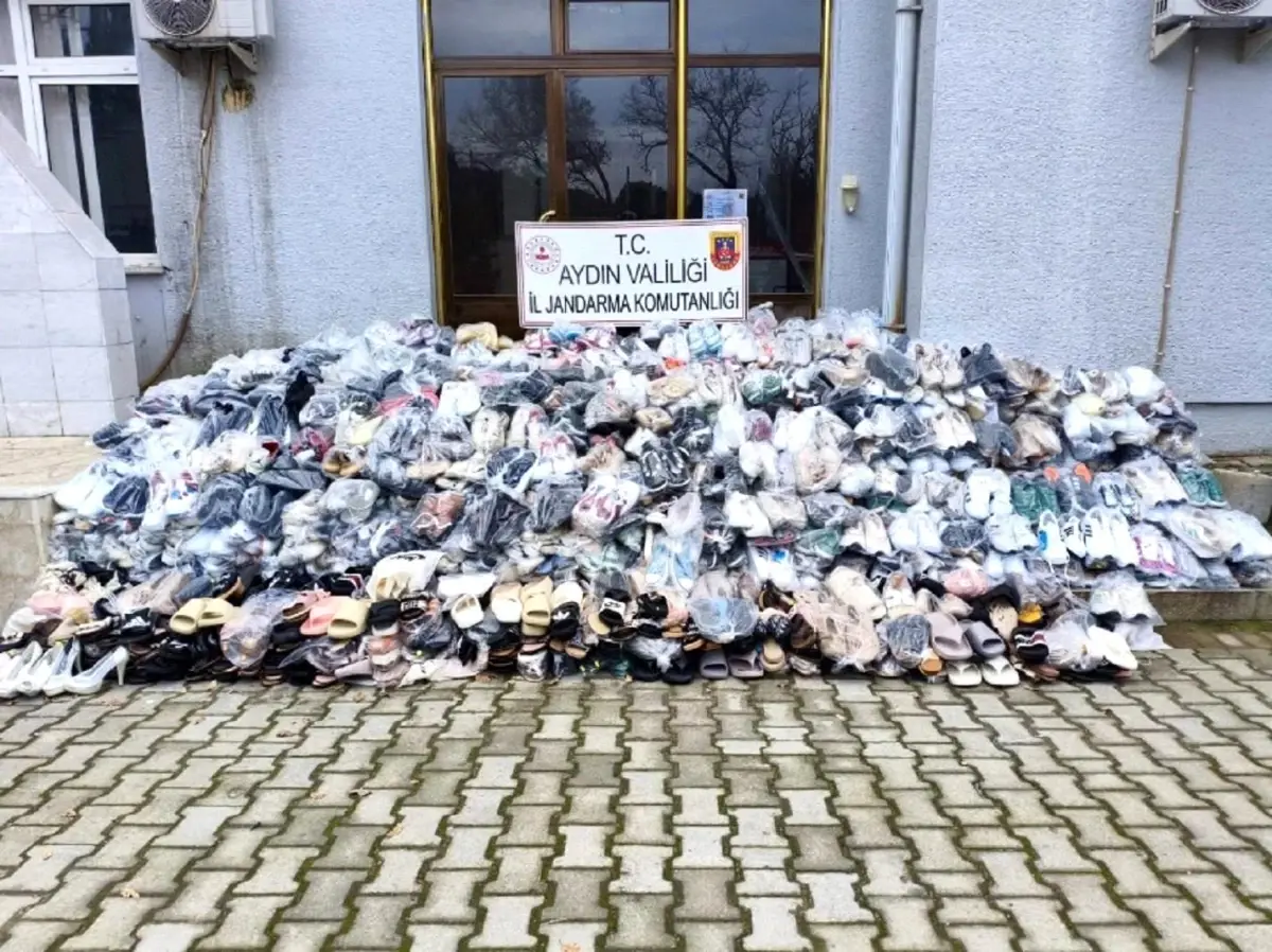 Aydın\'da 2 Milyon TL\'lik Sahte Ayakkabı Ele Geçirildi