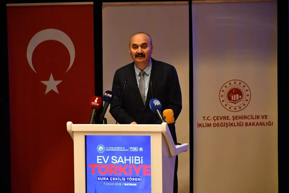 Batman\'da Yüzyılın Konut Projesi Kura Çekimi