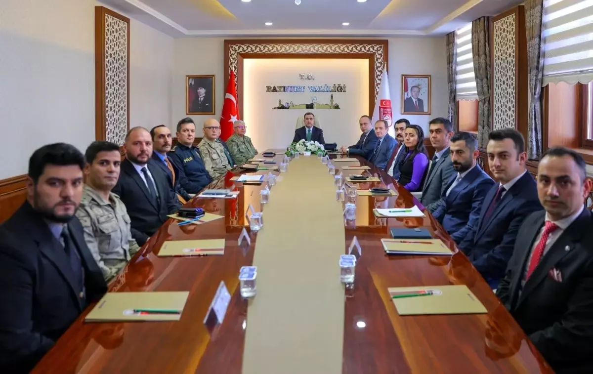 Bayburt\'ta Güvenlik Toplantısı Yapıldı