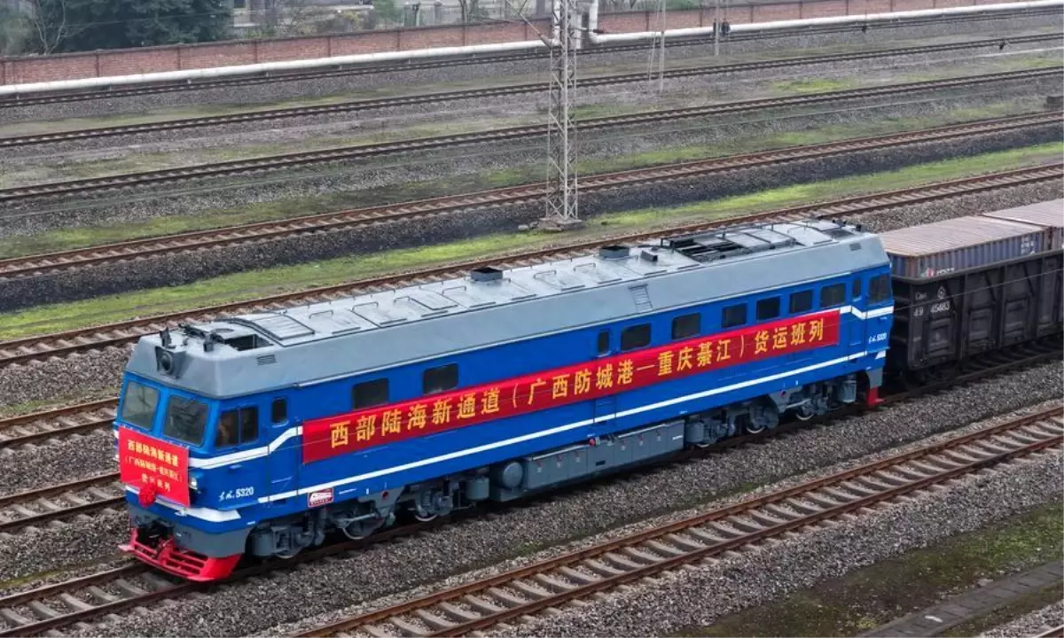 Çin\'in Demiryolu Taşımacılığı Rekor Kırdı