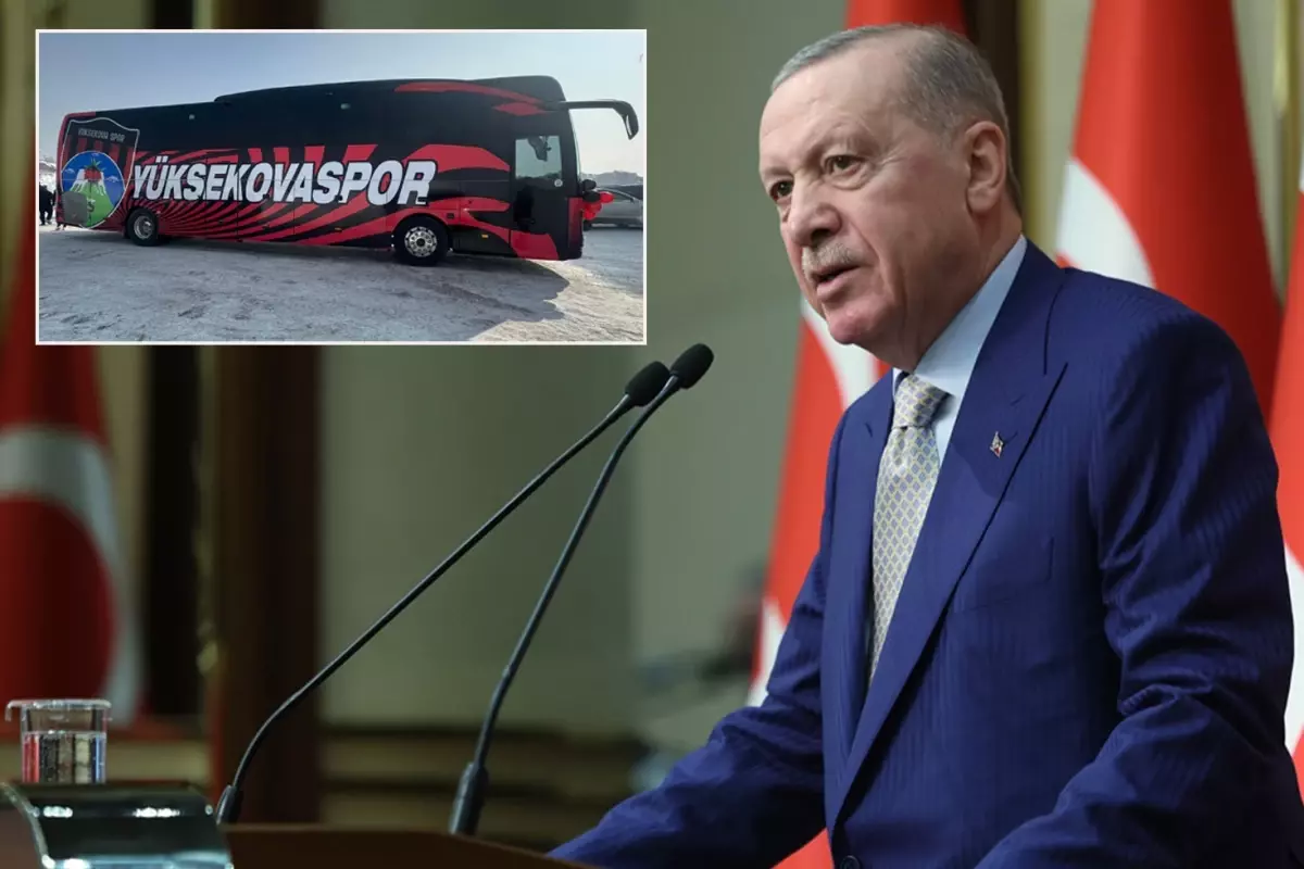 Cumhurbaşkanı Erdoğan\'dan Yüksekovaspor Kadın Futbol Takımı\'na büyük jest