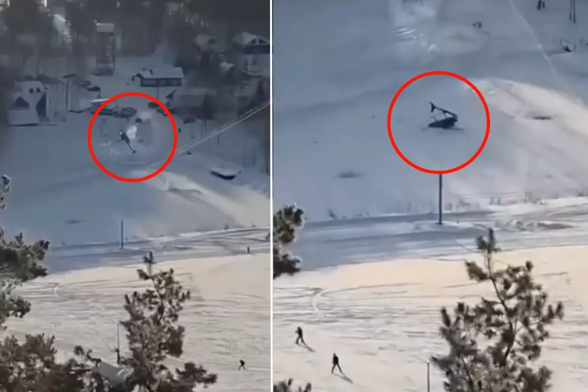 Rusya\'da helikopter faciası: Kayak merkezinde 2 ölü