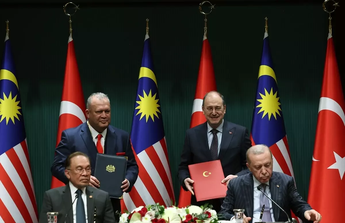 Türkiye ve Malezya Arasında Anlaşmalar İmzalandı