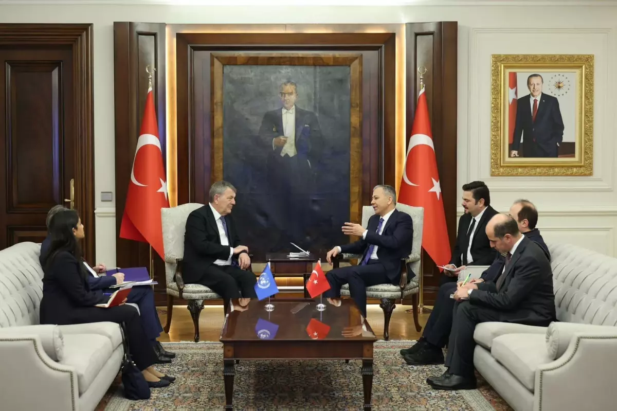 Bakan Yerlikaya\'dan UNRWA ile Görüşme