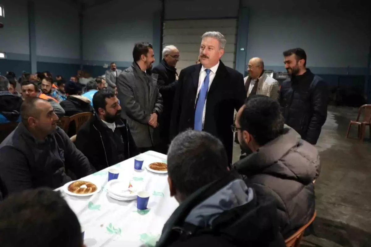 Başkan Palancıoğlu, saha çalışanları ile bir araya geldi