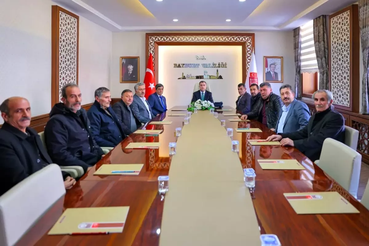 Bayburt\'ta Tarımsal Sulama Toplantısı