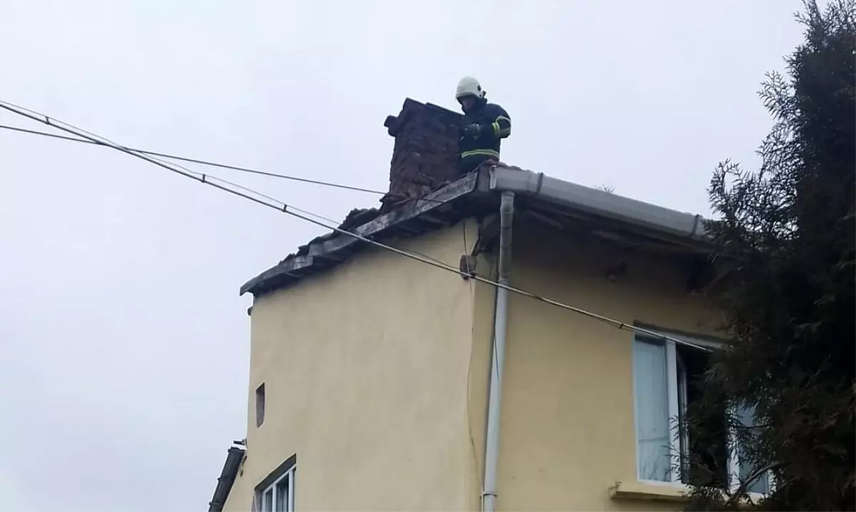 Bilecik\'te baca yangını