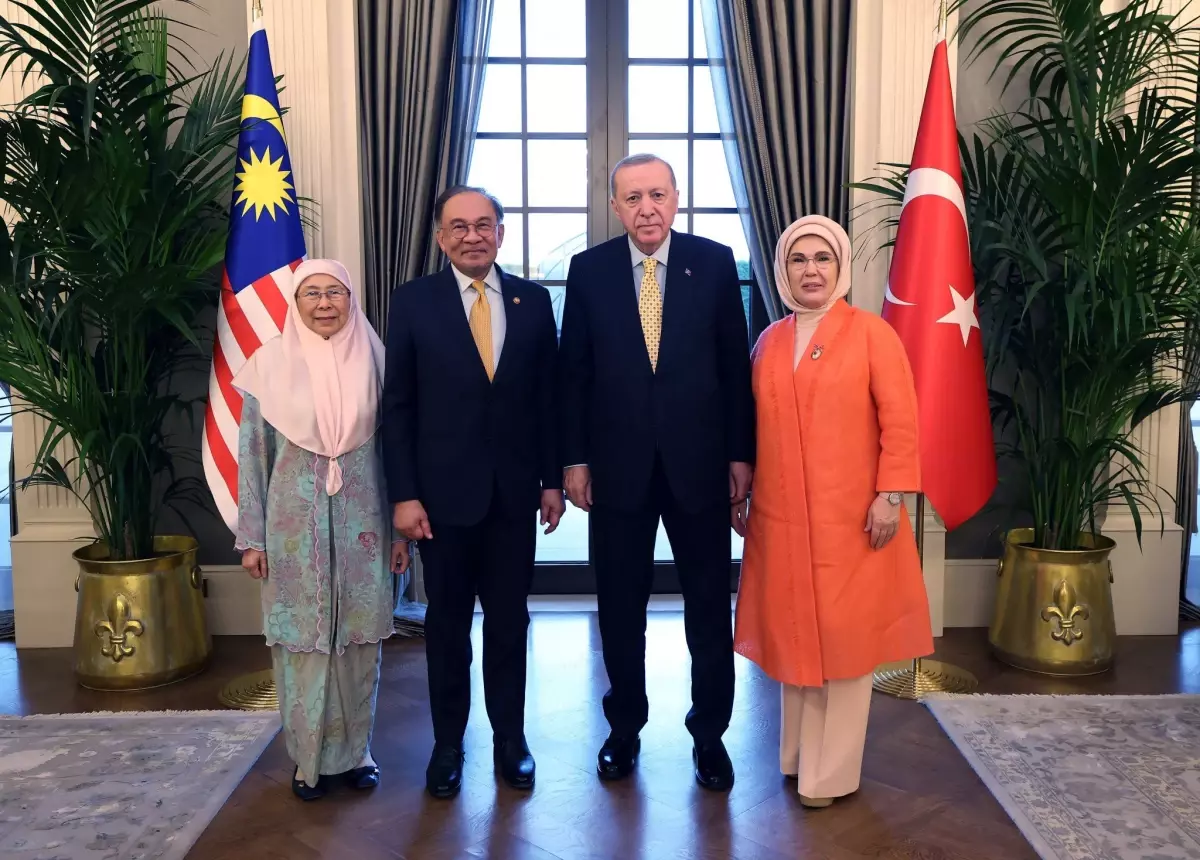 Cumhurbaşkanı Erdoğan, Malezya Başbakanı İbrahim\'i kabul etti