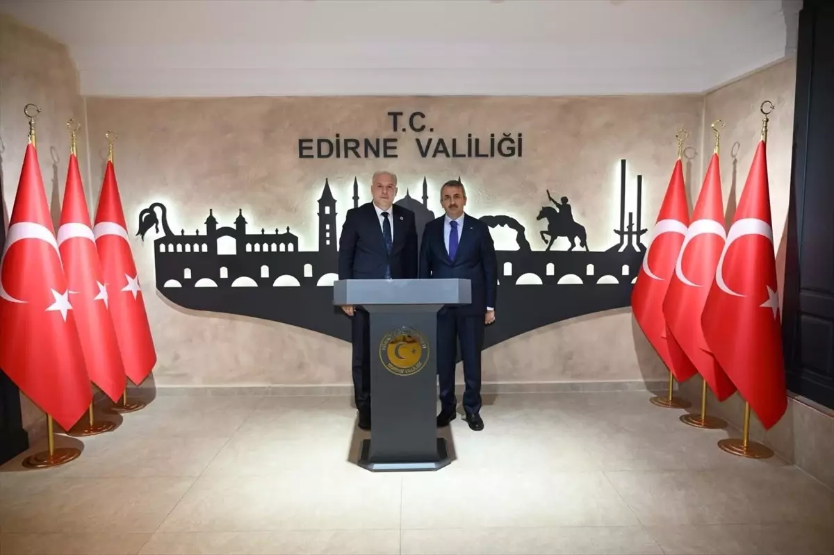 Kosova Bakanı Damka\'dan Edirne Ziyareti