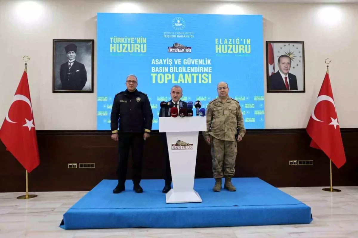 Elazığ\'da Suç Oranları D düştü