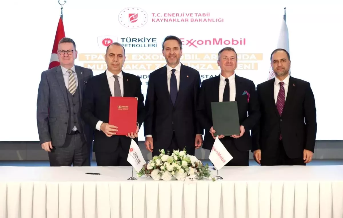 TPAO ile ExxonMobil Arasında Petrol Anlaşması