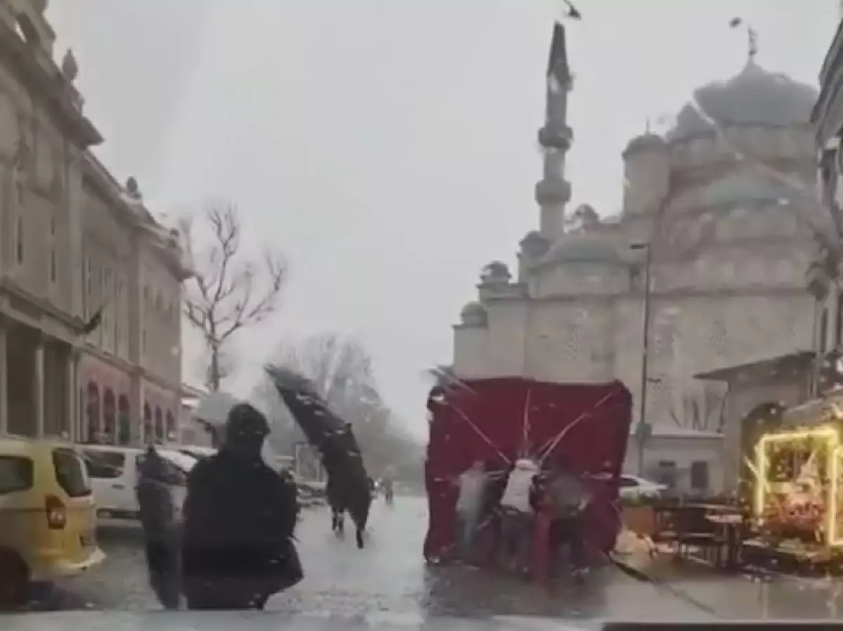 İstanbul\'da Kuvvetli Rüzgar ve Yağış